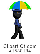 Black Design Mascot Clipart #1588184 by Leo Blanchette