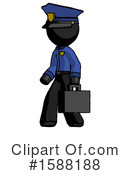 Black Design Mascot Clipart #1588188 by Leo Blanchette