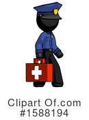 Black Design Mascot Clipart #1588194 by Leo Blanchette