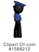 Black Design Mascot Clipart #1588212 by Leo Blanchette