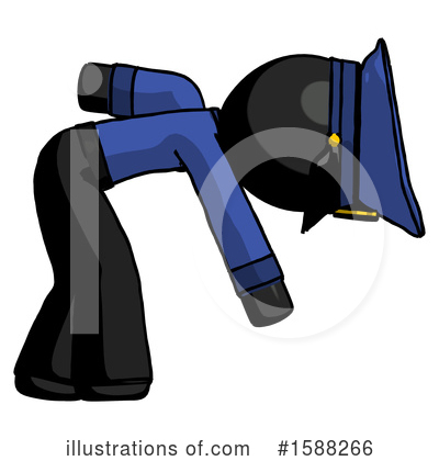 Royalty-Free (RF) Black Design Mascot Clipart Illustration by Leo Blanchette - Stock Sample #1588266