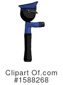 Black Design Mascot Clipart #1588268 by Leo Blanchette