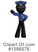 Black Design Mascot Clipart #1588276 by Leo Blanchette