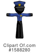 Black Design Mascot Clipart #1588280 by Leo Blanchette