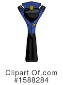 Black Design Mascot Clipart #1588284 by Leo Blanchette