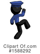 Black Design Mascot Clipart #1588292 by Leo Blanchette
