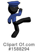 Black Design Mascot Clipart #1588294 by Leo Blanchette