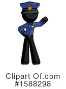 Black Design Mascot Clipart #1588298 by Leo Blanchette