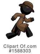 Black Design Mascot Clipart #1588303 by Leo Blanchette