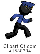 Black Design Mascot Clipart #1588304 by Leo Blanchette