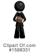 Black Design Mascot Clipart #1588331 by Leo Blanchette