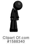 Black Design Mascot Clipart #1588340 by Leo Blanchette