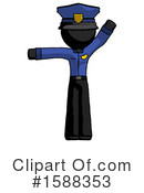 Black Design Mascot Clipart #1588353 by Leo Blanchette