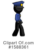 Black Design Mascot Clipart #1588361 by Leo Blanchette