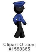 Black Design Mascot Clipart #1588365 by Leo Blanchette