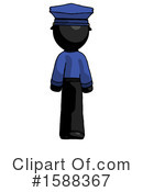 Black Design Mascot Clipart #1588367 by Leo Blanchette