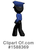 Black Design Mascot Clipart #1588369 by Leo Blanchette