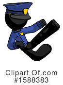 Black Design Mascot Clipart #1588383 by Leo Blanchette
