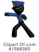 Black Design Mascot Clipart #1588385 by Leo Blanchette