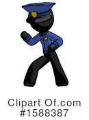 Black Design Mascot Clipart #1588387 by Leo Blanchette
