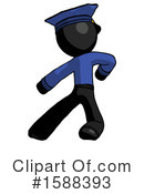 Black Design Mascot Clipart #1588393 by Leo Blanchette