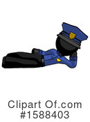 Black Design Mascot Clipart #1588403 by Leo Blanchette