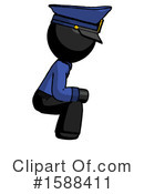 Black Design Mascot Clipart #1588411 by Leo Blanchette