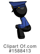 Black Design Mascot Clipart #1588413 by Leo Blanchette
