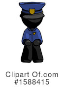 Black Design Mascot Clipart #1588415 by Leo Blanchette