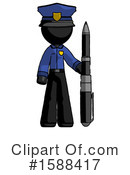 Black Design Mascot Clipart #1588417 by Leo Blanchette