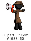 Black Design Mascot Clipart #1588450 by Leo Blanchette