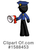 Black Design Mascot Clipart #1588453 by Leo Blanchette