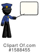 Black Design Mascot Clipart #1588455 by Leo Blanchette