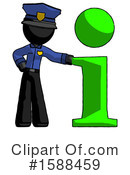 Black Design Mascot Clipart #1588459 by Leo Blanchette