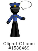 Black Design Mascot Clipart #1588469 by Leo Blanchette