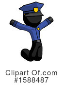 Black Design Mascot Clipart #1588487 by Leo Blanchette