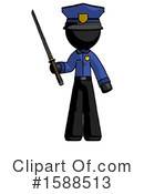 Black Design Mascot Clipart #1588513 by Leo Blanchette
