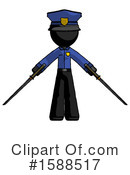 Black Design Mascot Clipart #1588517 by Leo Blanchette