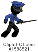Black Design Mascot Clipart #1588521 by Leo Blanchette