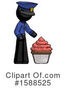 Black Design Mascot Clipart #1588525 by Leo Blanchette