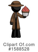 Black Design Mascot Clipart #1588528 by Leo Blanchette