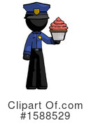 Black Design Mascot Clipart #1588529 by Leo Blanchette