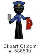 Black Design Mascot Clipart #1588539 by Leo Blanchette