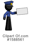 Black Design Mascot Clipart #1588561 by Leo Blanchette