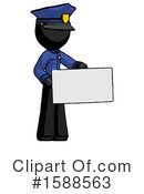 Black Design Mascot Clipart #1588563 by Leo Blanchette