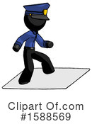 Black Design Mascot Clipart #1588569 by Leo Blanchette