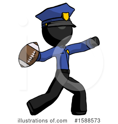Royalty-Free (RF) Black Design Mascot Clipart Illustration by Leo Blanchette - Stock Sample #1588573