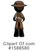 Black Design Mascot Clipart #1588580 by Leo Blanchette