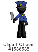 Black Design Mascot Clipart #1588585 by Leo Blanchette