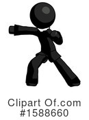 Black Design Mascot Clipart #1588660 by Leo Blanchette